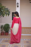 Ka 1231 Roman Sequence Embroidered Work Gown With Dupatta